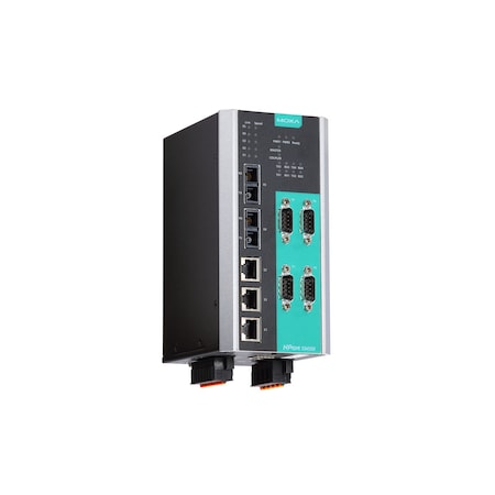 Moxa 4Port Device Server, 3Ethernet, 2Multi Sc Fo Managed Switch NPort S9450I-2M-SC-HV-T